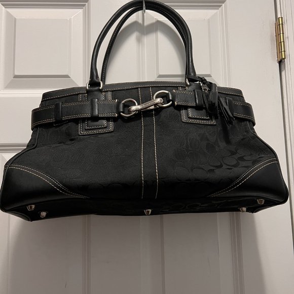 Coach hamilton belted  satchel bag 10248 - Picture 1 of 10